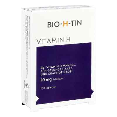 BIO-H-TIN Vitamin H 10 mg Tabletten 100 stk von Dr. Pfleger Arzneimittel GmbH PZN 09900366