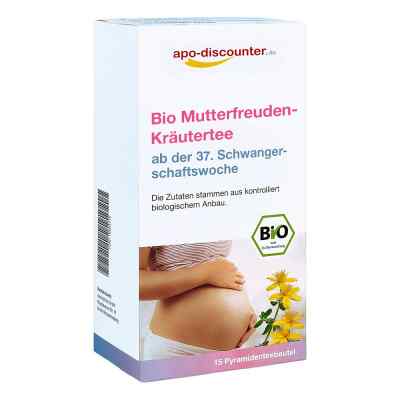 Bio Mutterfreuden-Kräutertee mit Himbeerblätt.Fbtl. von apo-disc 15X1.5 g von Apologistics GmbH PZN 16604415