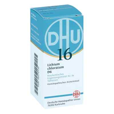 Biochemie Dhu 16 Lithium chloratum D6 Tabletten 80 stk von DHU-Arzneimittel GmbH & Co. KG PZN 00275139