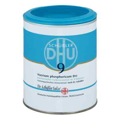 Biochemie Dhu 9 Natrium phosph. D12 Tabletten 1000 stk von DHU-Arzneimittel GmbH & Co. KG PZN 00274602