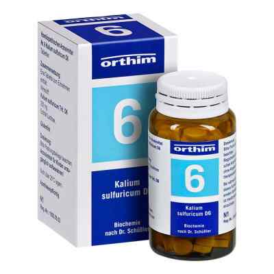 Biochemie Orthim 6 Kalium Sulfuricum D6  Tabletten 100 stk von Orthim GmbH & Co. KG PZN 09491229