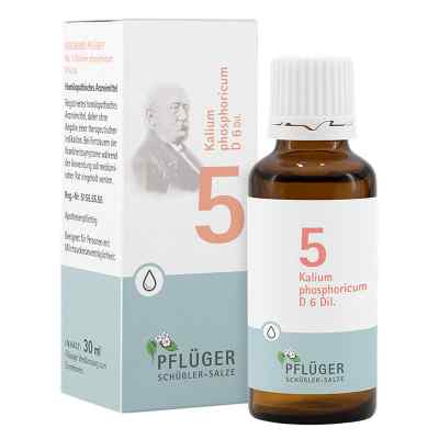 Biochemie Pflüger 5 Kalium phosphoricum D6 Tropfen
