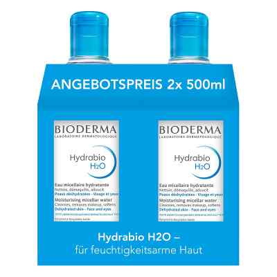 Bioderma Hydrabio H2o Reinigungslösung 2X500 ml von NAOS Deutschland GmbH PZN 16820366
