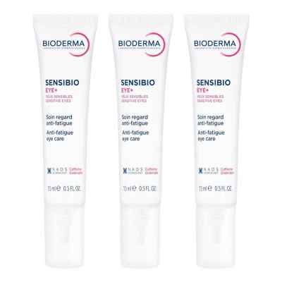 Bioderma Sensibio Eye Augenpflege Gel 3x15 ml von NAOS Deutschland GmbH PZN 08104743