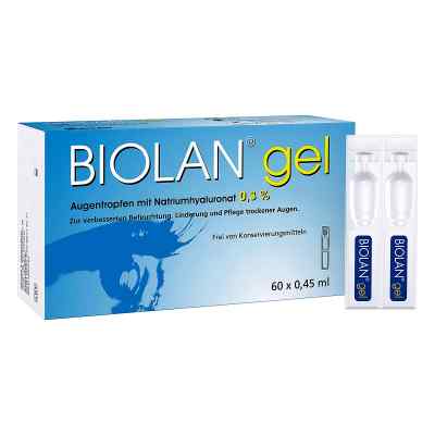 Biolan Gel Augentropfen 60X0.45 ml von Santen GmbH PZN 03706930