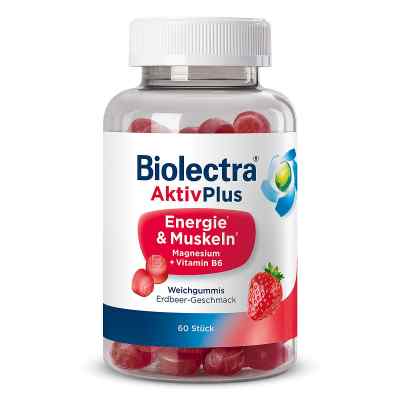 Biolectra AktivPlus Energie & Muskeln Weichgummis Erdbeere