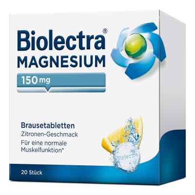Biolectra Magnesium 150 mg Zitrone Brausetabletten