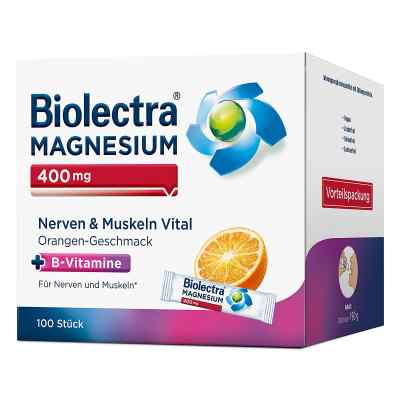 Biolectra Magnesium 400 mg Nerven & Muskeln Vital 100 stk von HERMES Arzneimittel GmbH PZN 20300000