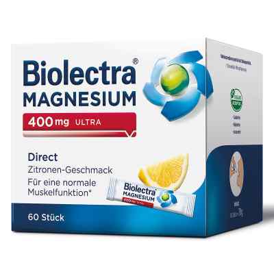 Biolectra Magnesium 400 mg Ultra Direct Zitrone