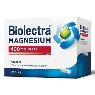 Biolectra Magnesium 400 mg Ultra Kapseln 100 stk von HERMES Arzneimittel GmbH PZN 10043648