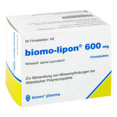 Biomo-Lipon 600 60 stk von biomo pharma GmbH PZN 06897592