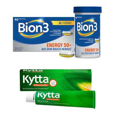 Bion3 50+ Energy Tabletten 30 Stk + Kytta Schmerzsalbe 150 g