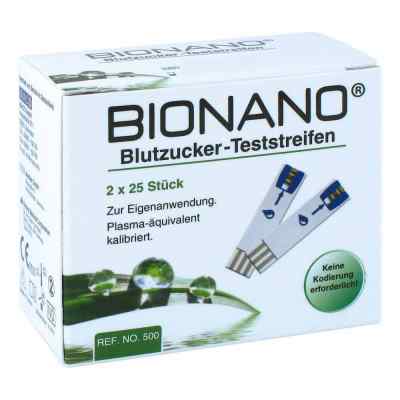 Bionano Blutzucker Teststreifen 2X25 stk von IMACO GmbH PZN 06581535