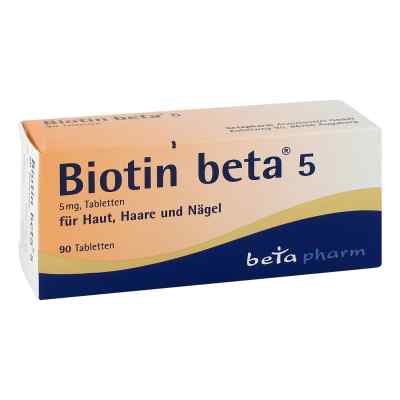 Biotin Beta 5 Tabletten 90 stk von betapharm Arzneimittel GmbH PZN 14278466