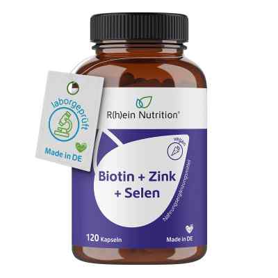 Biotin+Zink+Selen f. Haut Haare & Nägel Kapseln 120 stk von R(h)ein Nutrition UG PZN 18033218