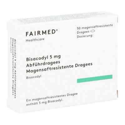 Bisacodyl 5 mg Dragees magensaftresistente Dragees 50 stk von Fair-Med Healthcare GmbH PZN 16580790