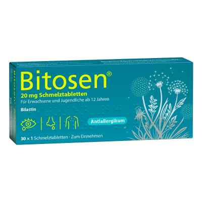 Bitosen 20 mg Schmelztabletten bei Allergien 30 stk von BERLIN-CHEMIE AG PZN 18890543