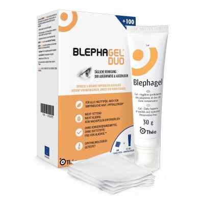 Blephagel Duo 30 g + Pads 1 Pck von Thea Pharma GmbH PZN 10134931