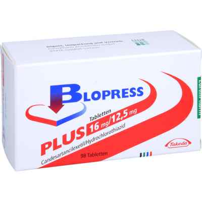 Blopress 16 Mg Plus 12,5 Mg Tabletten 98 stk von EurimPharm Arzneimittel GmbH PZN 06499845