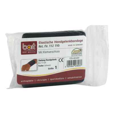 Bort Handgelenkbandage Größe 1 schwarz mit Klettband vers. 1 stk von Bort GmbH PZN 04654081