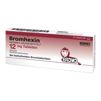 Bromhexin Hermes Arzneimittel 12 mg Tabletten 20 stk von HERMES Arzneimittel GmbH PZN 16260602