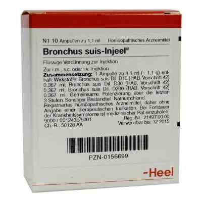 Bronchus suis Injeel Ampullen 10 stk von Biologische Heilmittel Heel GmbH PZN 00156699