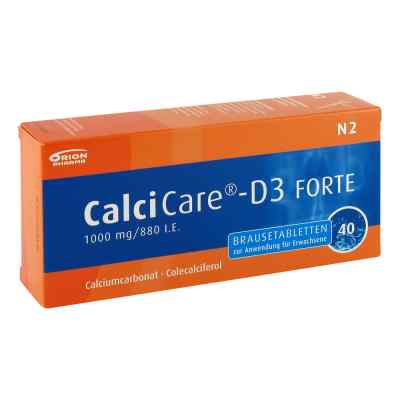 CalciCare-D3 FORTE 1000mg/880 internationale Einheiten 40 stk