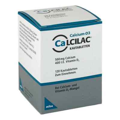 Calcilac 500mg/400 internationale Einheiten 120 stk von MIBE GmbH Arzneimittel PZN 09083097