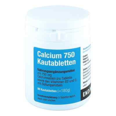 Calcium 750 Kautabletten 90 stk von ENDIMA Vertriebsgesellschaft mbH PZN 12909187