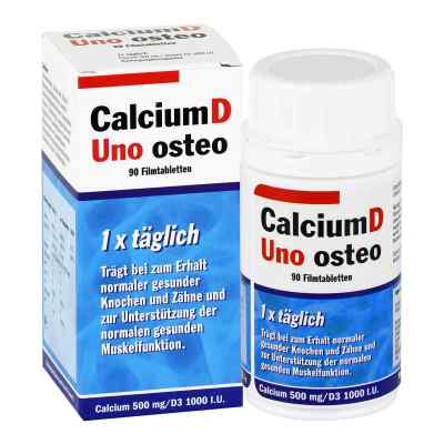 Calcium D Uno osteo Filmtabletten 90 stk von ANKUBERO GmbH PZN 10738592