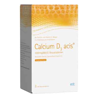 Calcium D3 acis 1000mg/880 internationale Einheiten 100 stk von MIBE GmbH Arzneimittel PZN 02842720