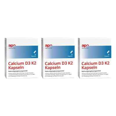 Calcium D3 K2 Kapseln 3x60 stk von VIS-VITALIS GMBH PZN 08102071