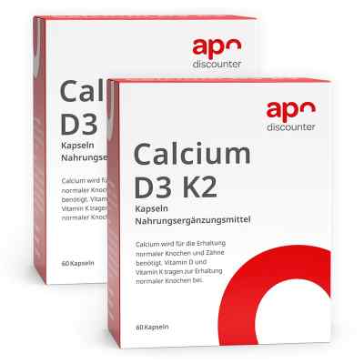 Calcium D3 K2 Kapseln von apodiscounter