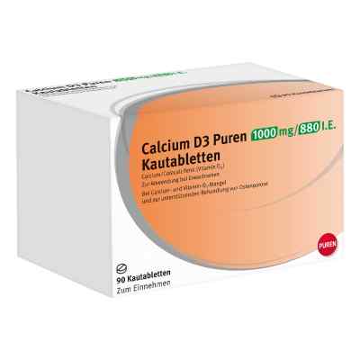 Calcium D3 PUREN 1000 mg/880 I.E. Kautabletten