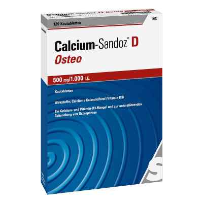 Calcium-Sandoz® D Osteo Kautabletten 500mg/1.000 I.E.