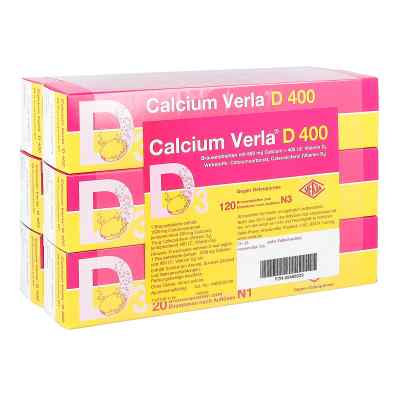 Calcium Verla D 400 120 stk von Verla-Pharm Arzneimittel GmbH &  PZN 09468029