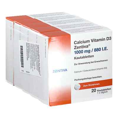 Calcium Vitamin D3 Zentiva 1000mg/880 internationale Einheiten
