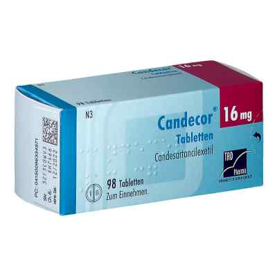 Candecor 16mg 98 stk von TAD Pharma GmbH PZN 09633497