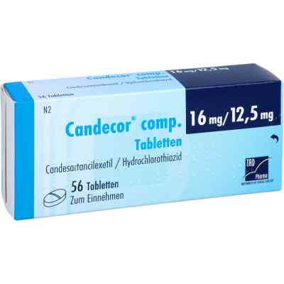 Candecor compositus 16mg/12,5mg 56 stk von TAD Pharma GmbH PZN 09633592