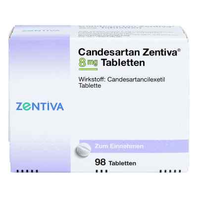 Candesartan Zentiva 8mg 98 stk von Zentiva Pharma GmbH PZN 09392237