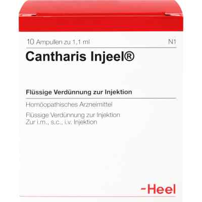 Cantharis Injeel Ampullen 10 stk von Biologische Heilmittel Heel GmbH PZN 00174645