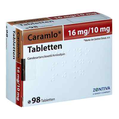 Caramlo 16 mg/10 mg Tabletten 98 stk von EMRA-MED Arzneimittel GmbH PZN 14227575
