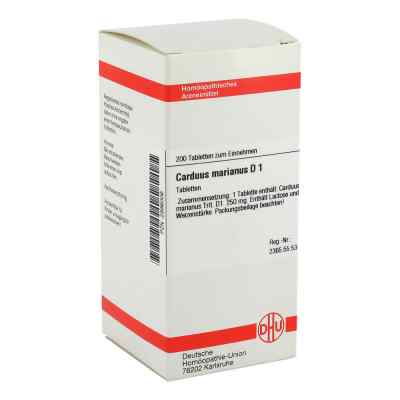Carduus Marianus D1 Tabletten 200 stk von DHU-Arzneimittel GmbH & Co. KG PZN 02896006