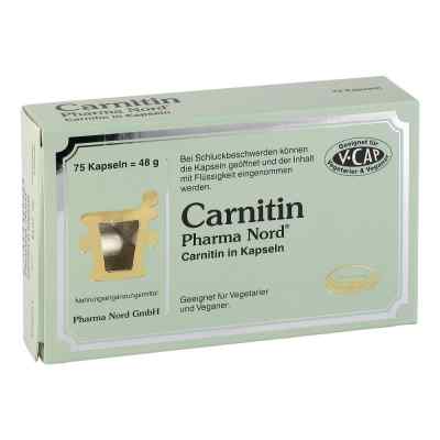 Carnitin Pharma Nord Kapseln 75 stk von Pharma Nord Vertriebs GmbH PZN 10762001