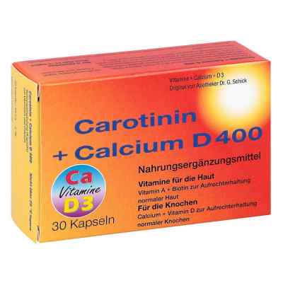 Carotinin + Calcium D 400 Kapseln 30 stk von Inkosmia GmbH & Cie.KG PZN 00214161