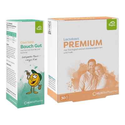 Casa Sana Bauch Gut Tropfen + Lactobact Premium Kapseln