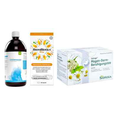 Casa Sana Darmreinigung + Iberobiotics Pro + Sidroga Magen-Darm-