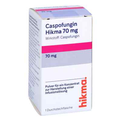 Caspofungin Hikma 70 mg Plv.f.e.konz.z.h.e.inf.-l. 1 stk von HIKMA Pharma GmbH PZN 12650105