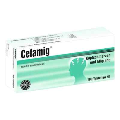 Cefamig Tabletten 100 stk von Cefak KG PZN 11279850