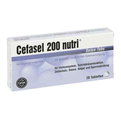 Cefasel 200 nutri Selen Tabs Tabletten 20 stk von Cefak KG PZN 02330753